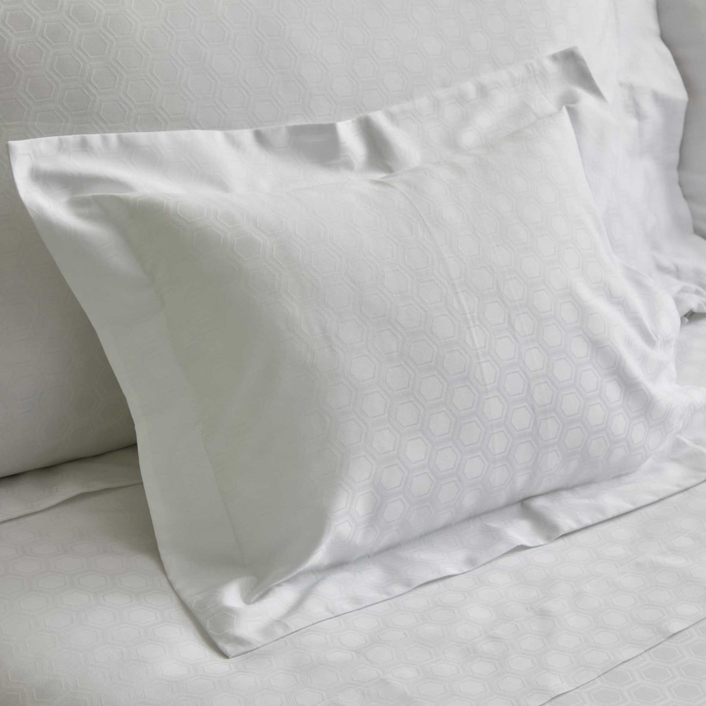 Completo Lenzuola in Raso di Cotone 300TC Jacquard - Komodo