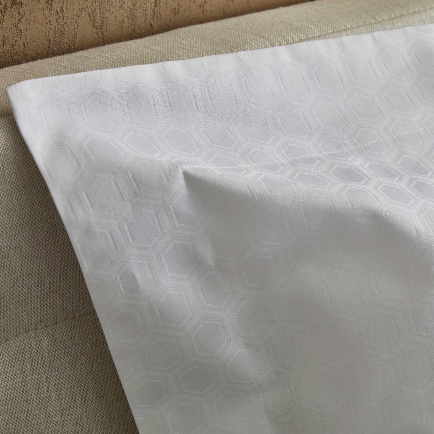 Completo Lenzuola in Raso di Cotone 300TC Jacquard - Komodo