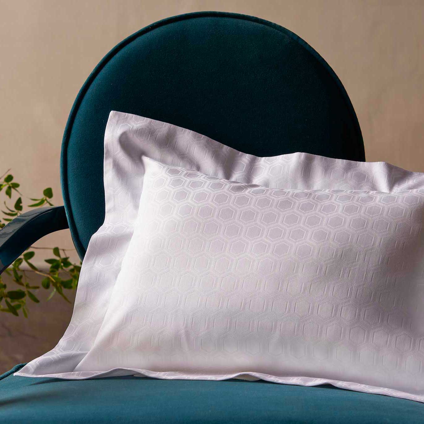 Parure Copripiumino in Raso di Cotone 300TC Jacquard - Komodo