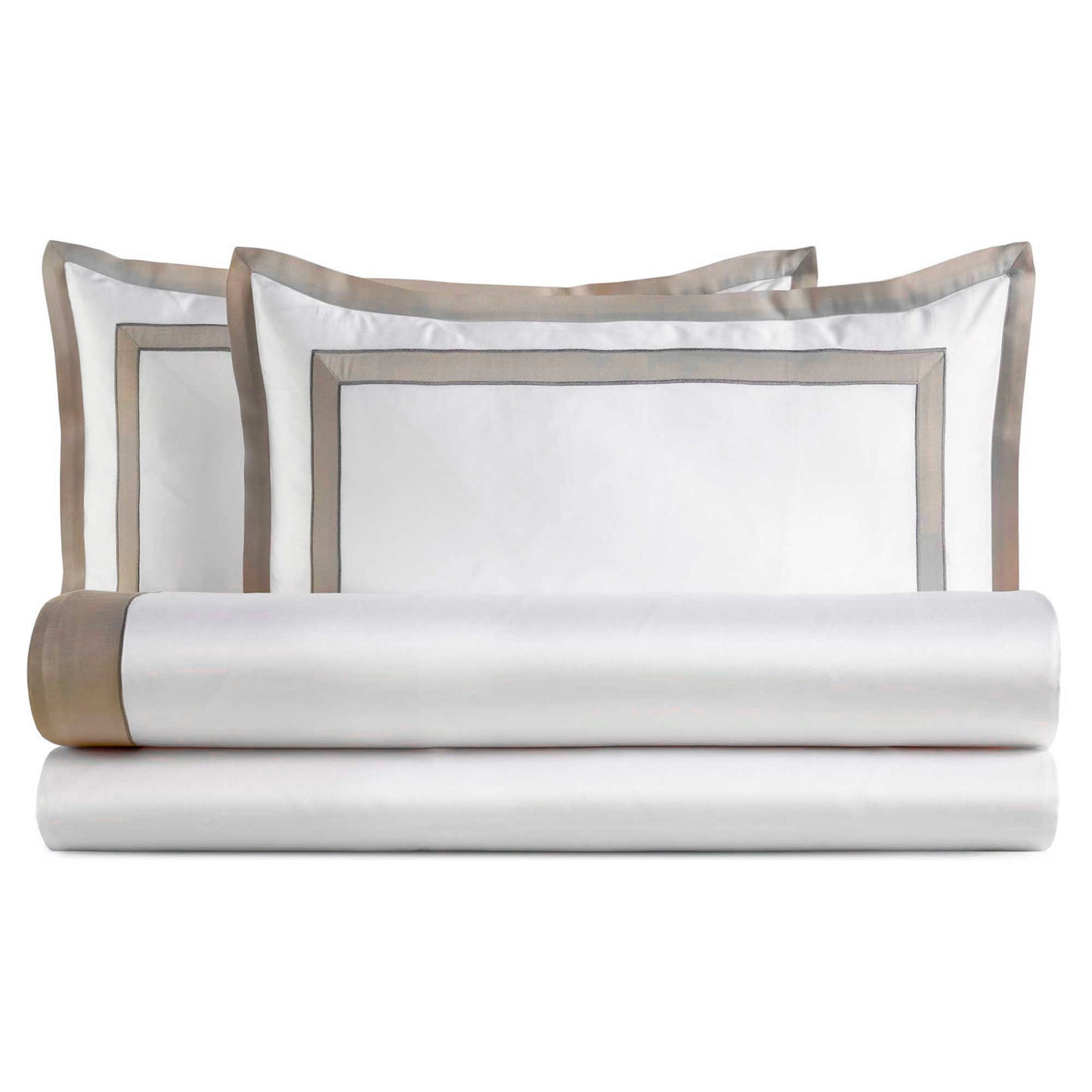 600TC Cotton Satin Sheet Set with Satin Ruffle and Embroidery - Matiti