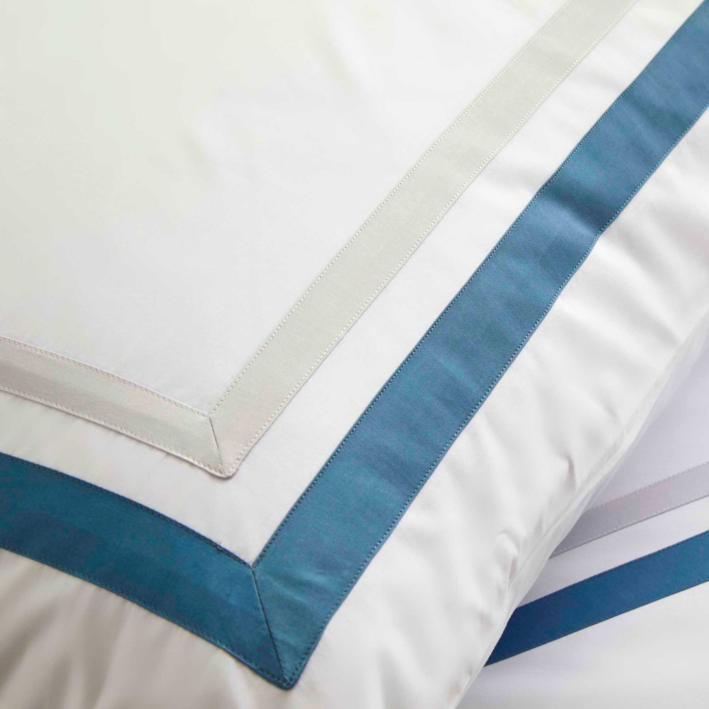 300TC Cotton Percale Duvet Cover Set - Pure