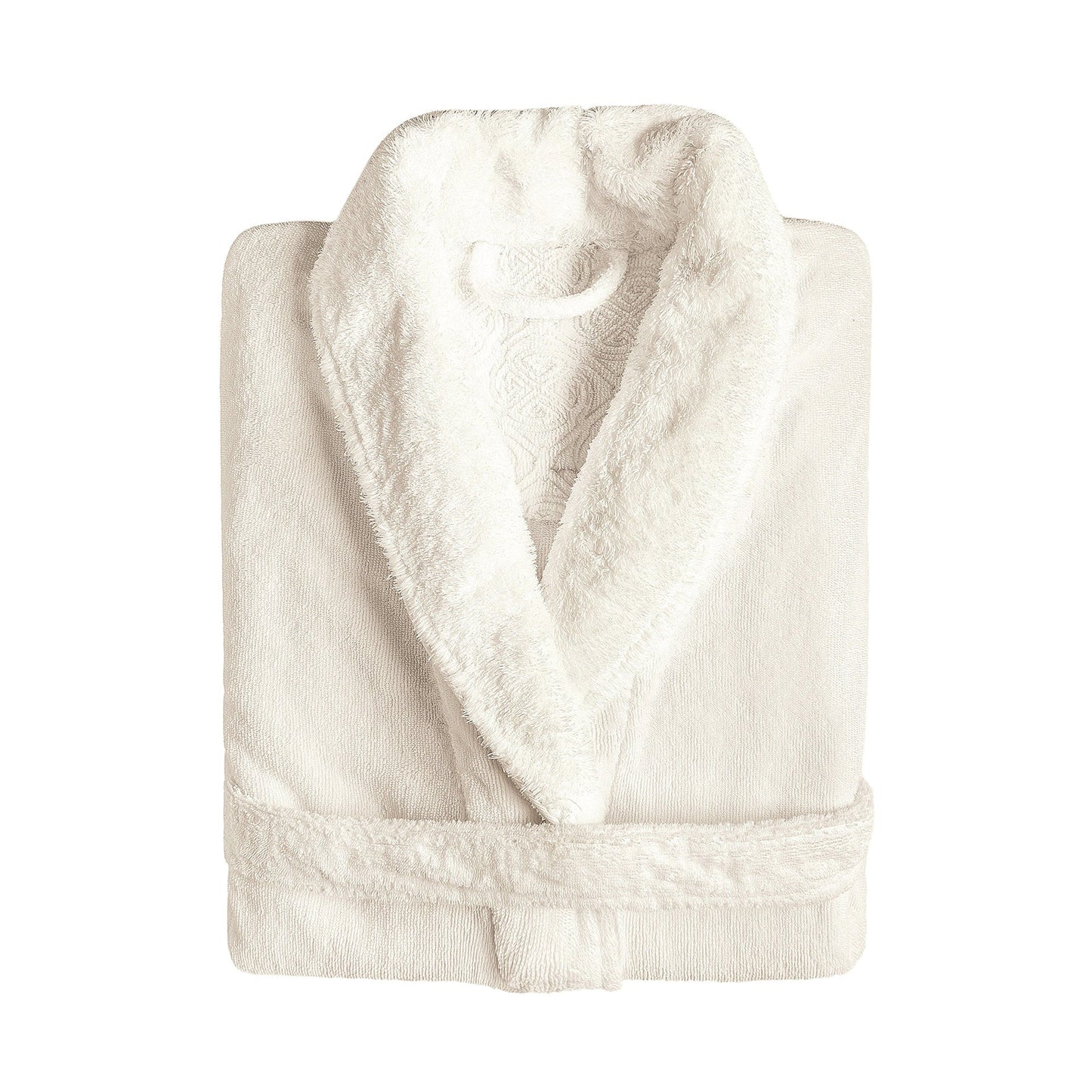 Pure Egyptian Cotton Terry Bathrobe with Shawl Collar - Egoist