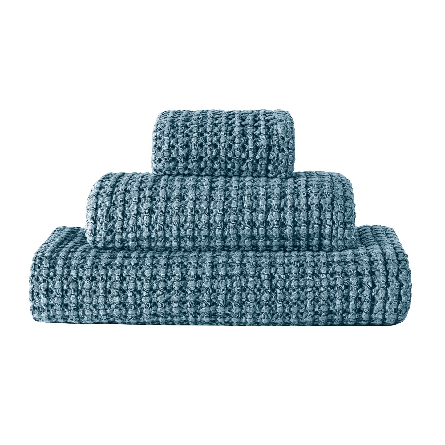 Coordinated Pure Cotton Honeycomb Terry Towel - Aura