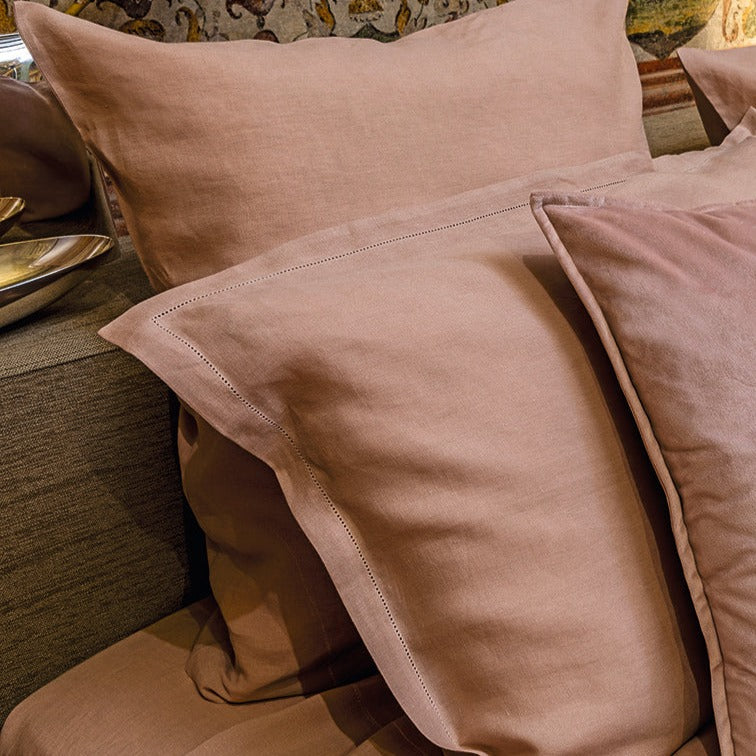250TC Percale Cotton Sheet Set with Embroidered Cord - Tortona