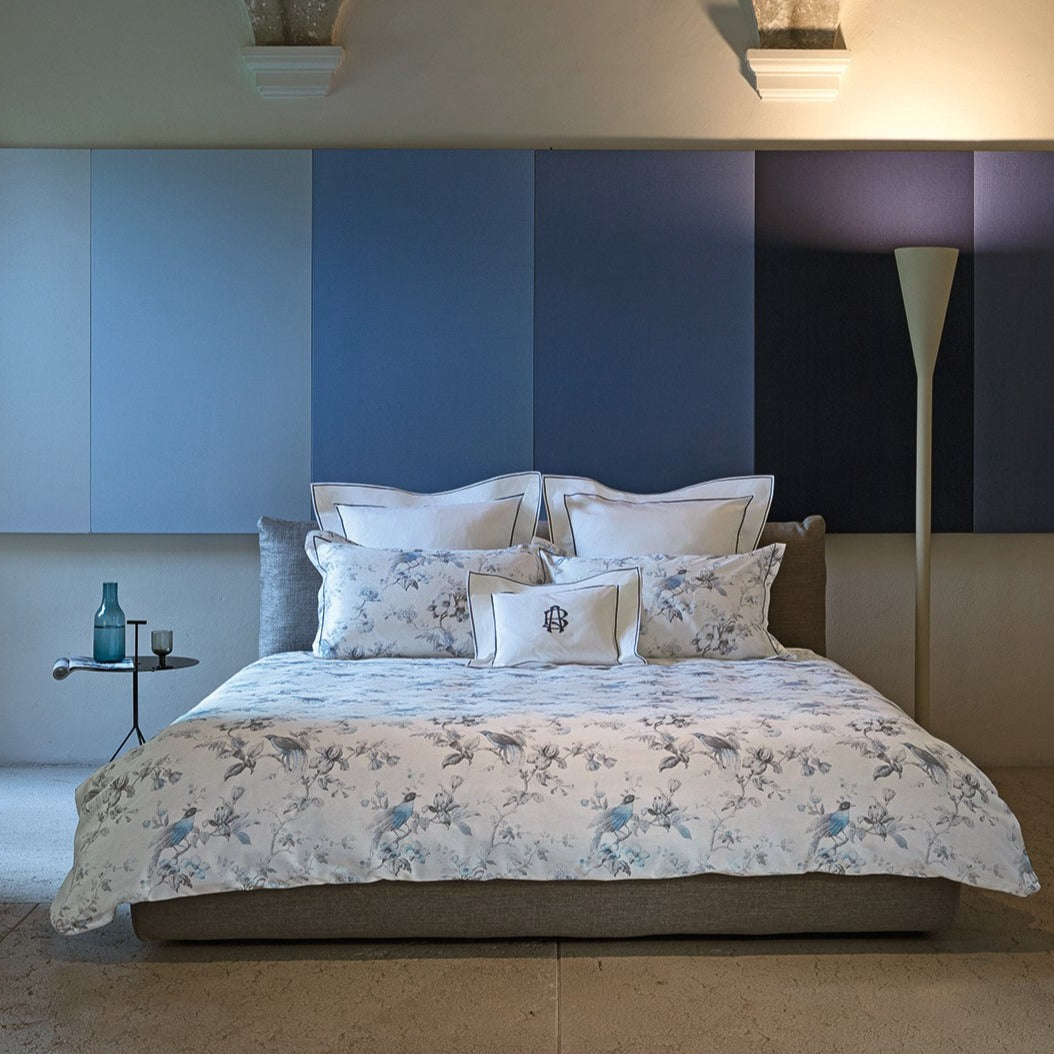 Reversible 300TC Cotton Satin Duvet Cover Set - La Maggiolina