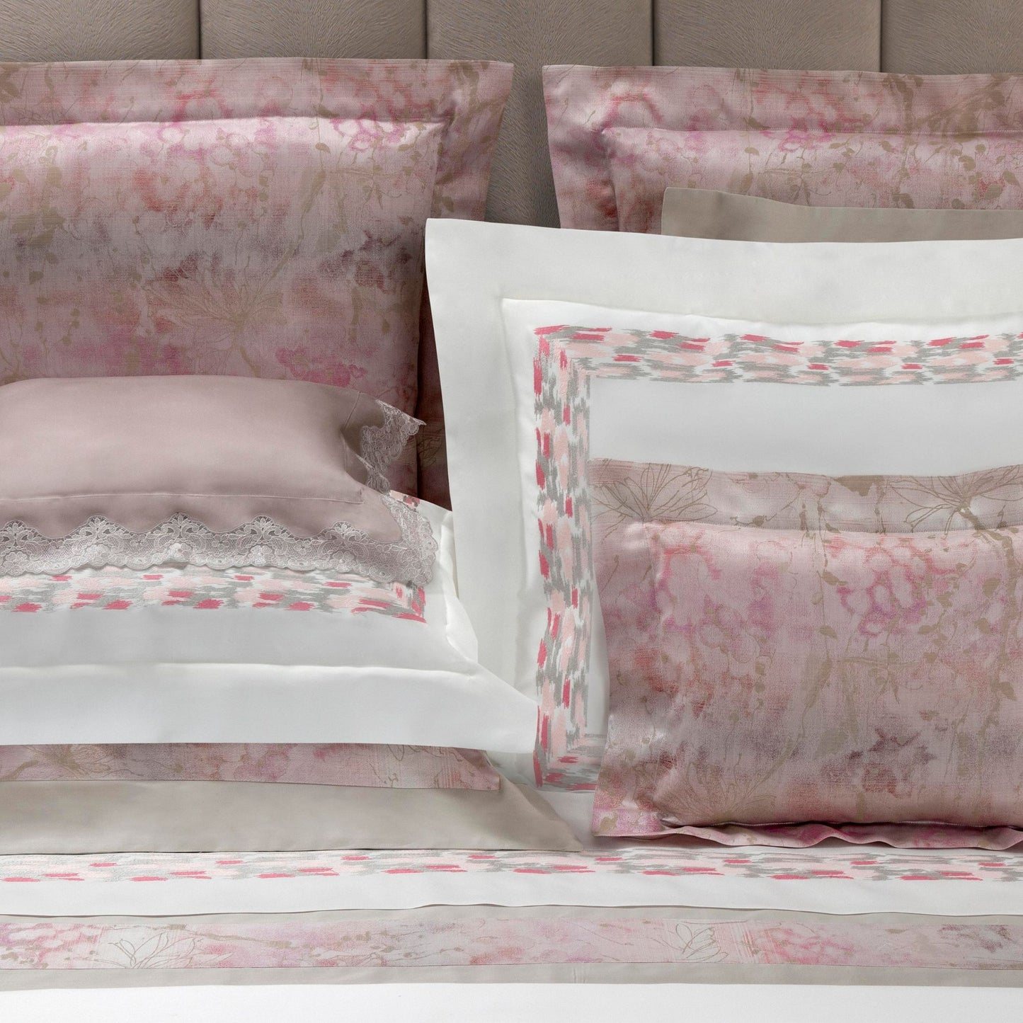 Embroidered 300TC Cotton Satin Sheet Set - Affresco