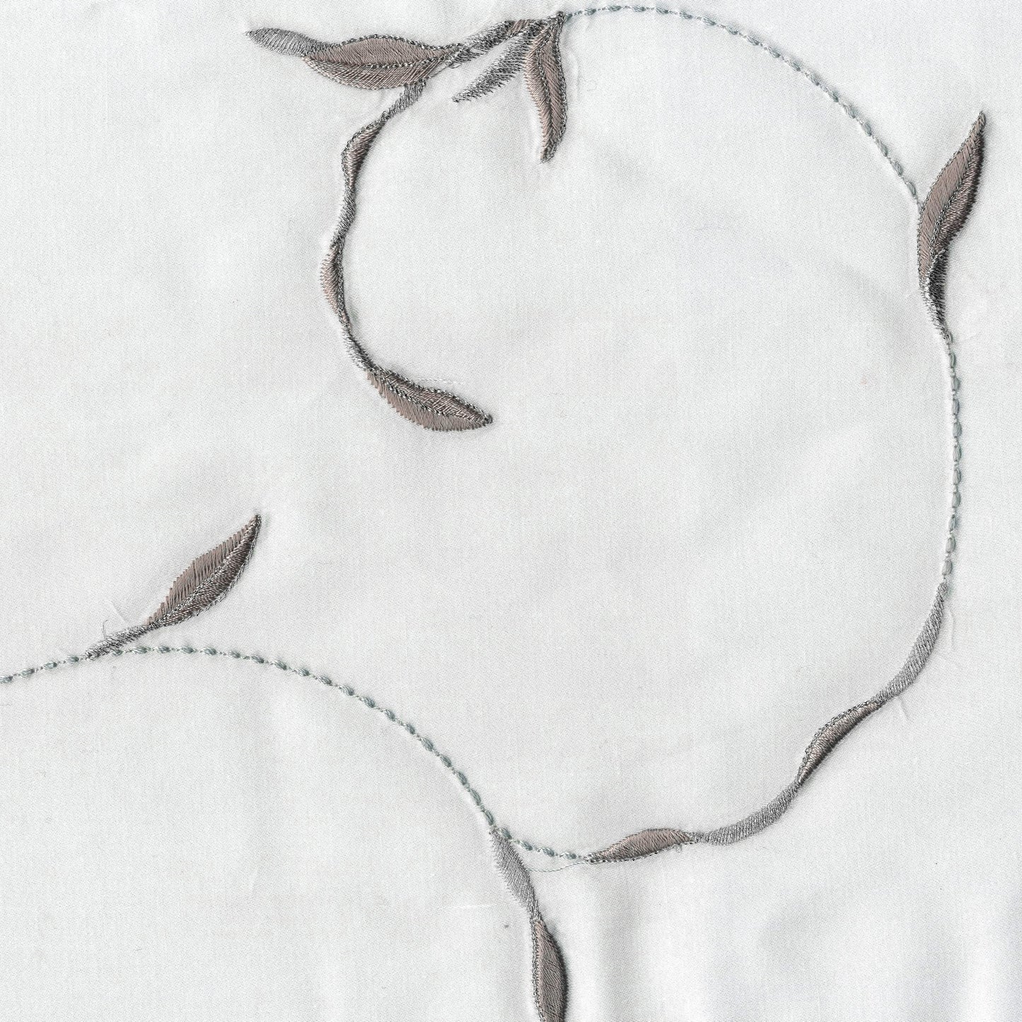 300TC Cotton Satin Pillowcase with All Over Embroidery - Argentario