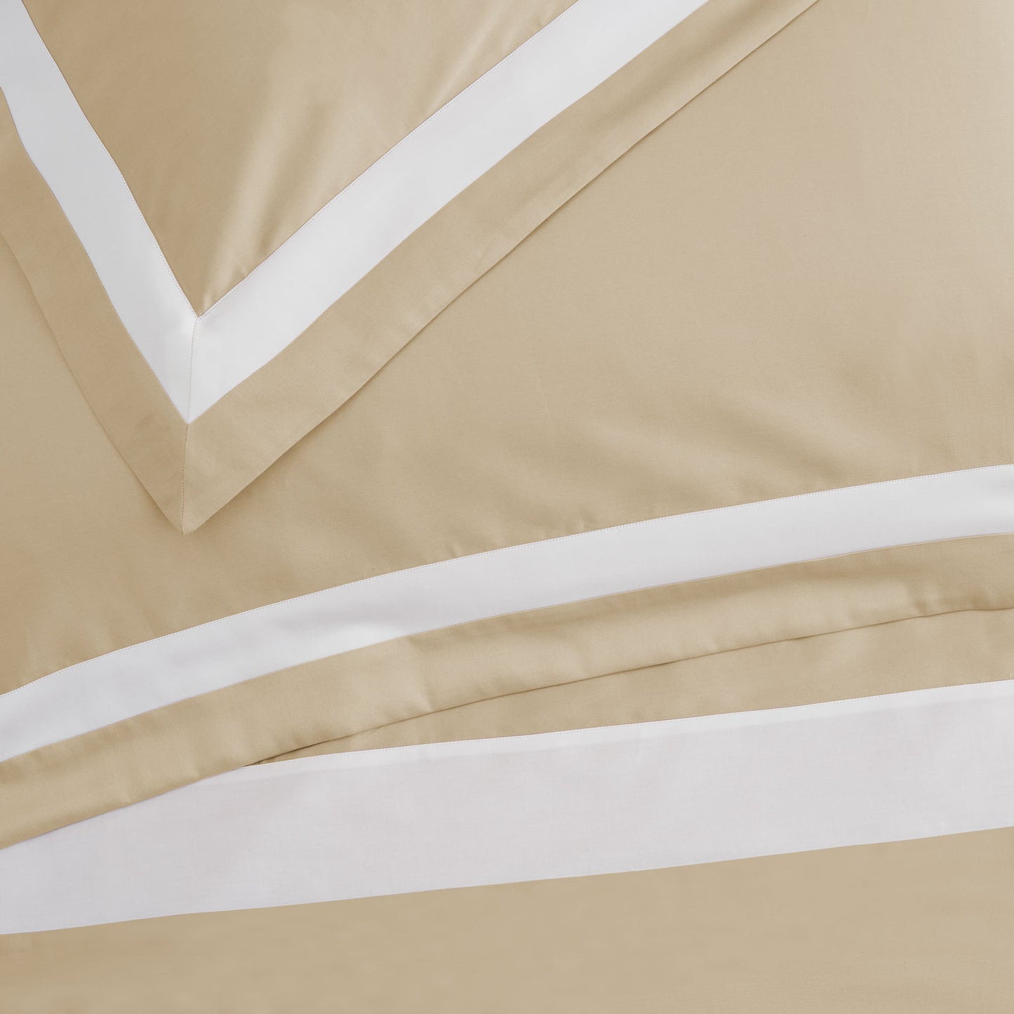 Duvet cover set in 300TC Cotton Satin with Contrasting border - Arch