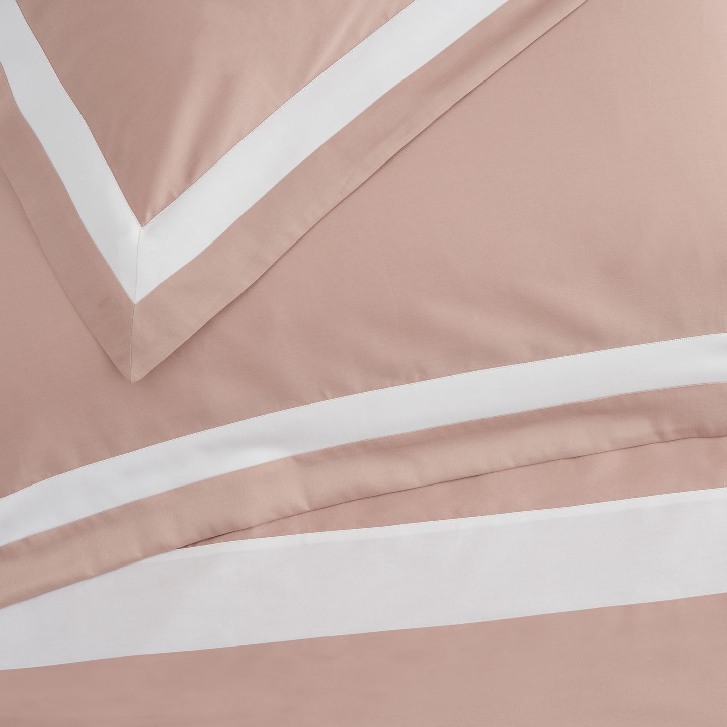 Duvet cover set in 300TC Cotton Satin with Contrasting border - Arch
