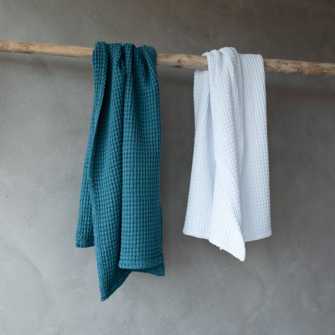 Coordinated Pure Cotton Honeycomb Terry Towel - Aura