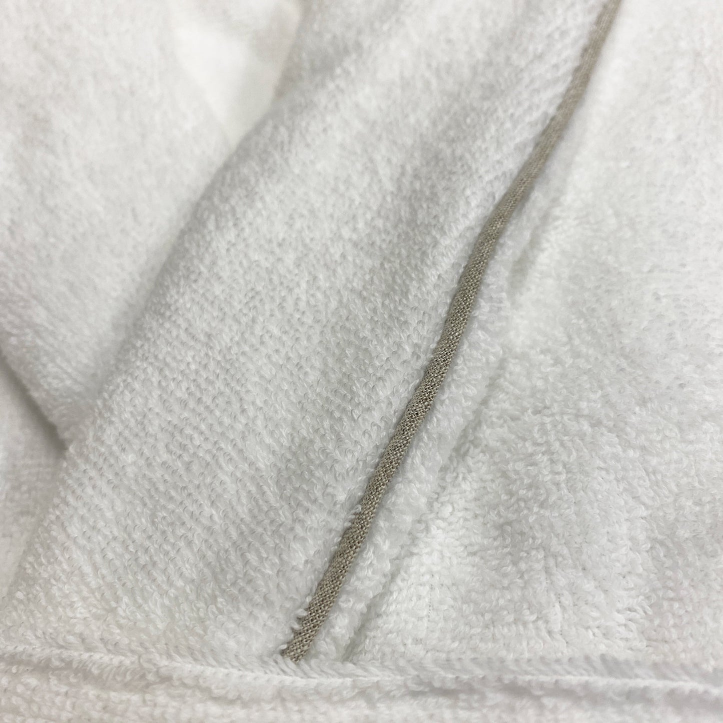 Terry Cotton Bathrobe with Shawl Collar and Cord - Isola