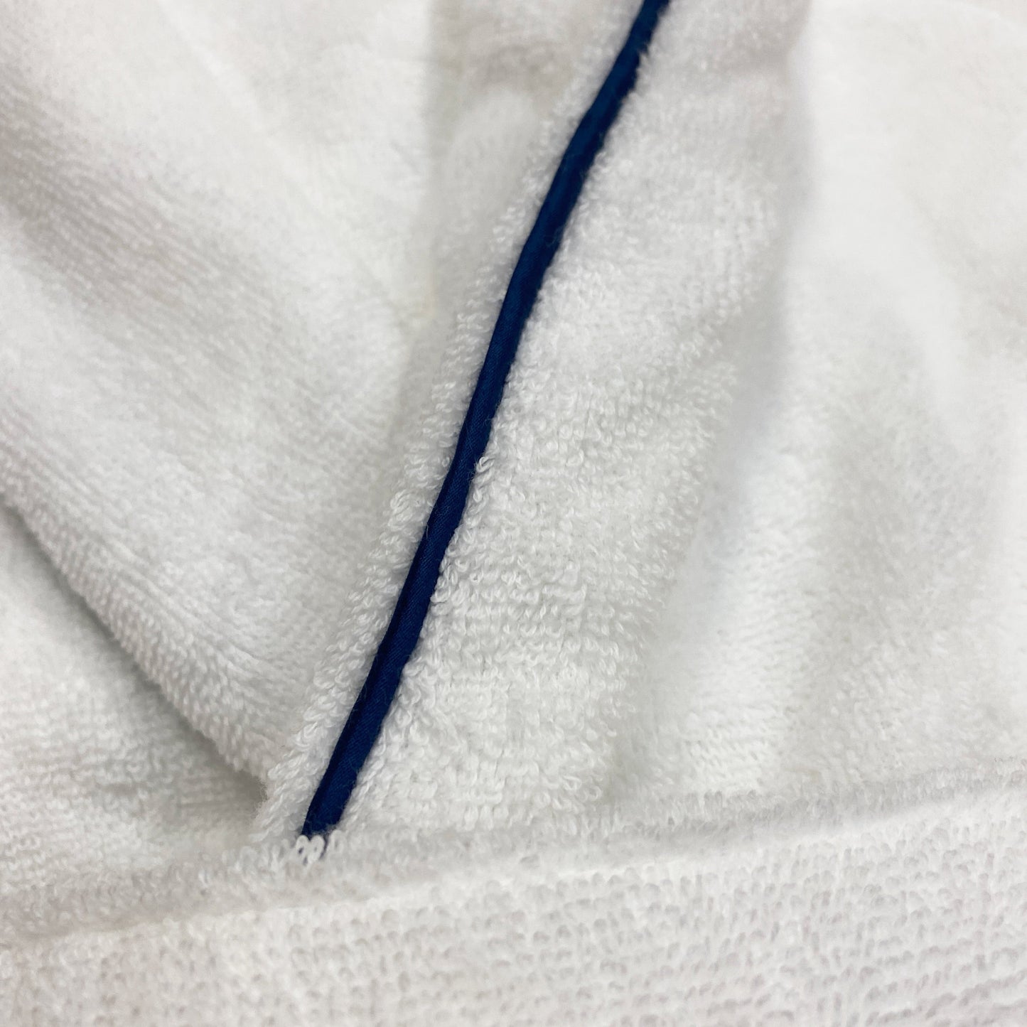 Terry Cotton Bathrobe with Shawl Collar and Cord - Isola