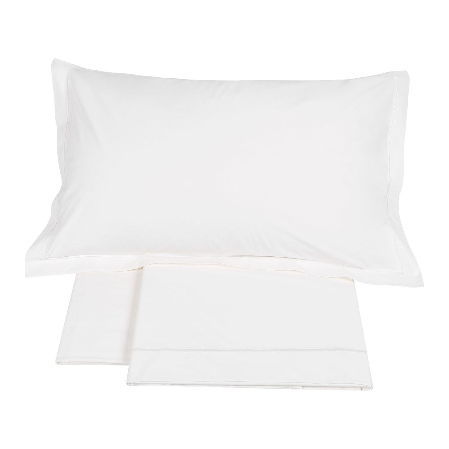 250TC Percale Cotton Sheet Set with Embroidered Cord - Tortona