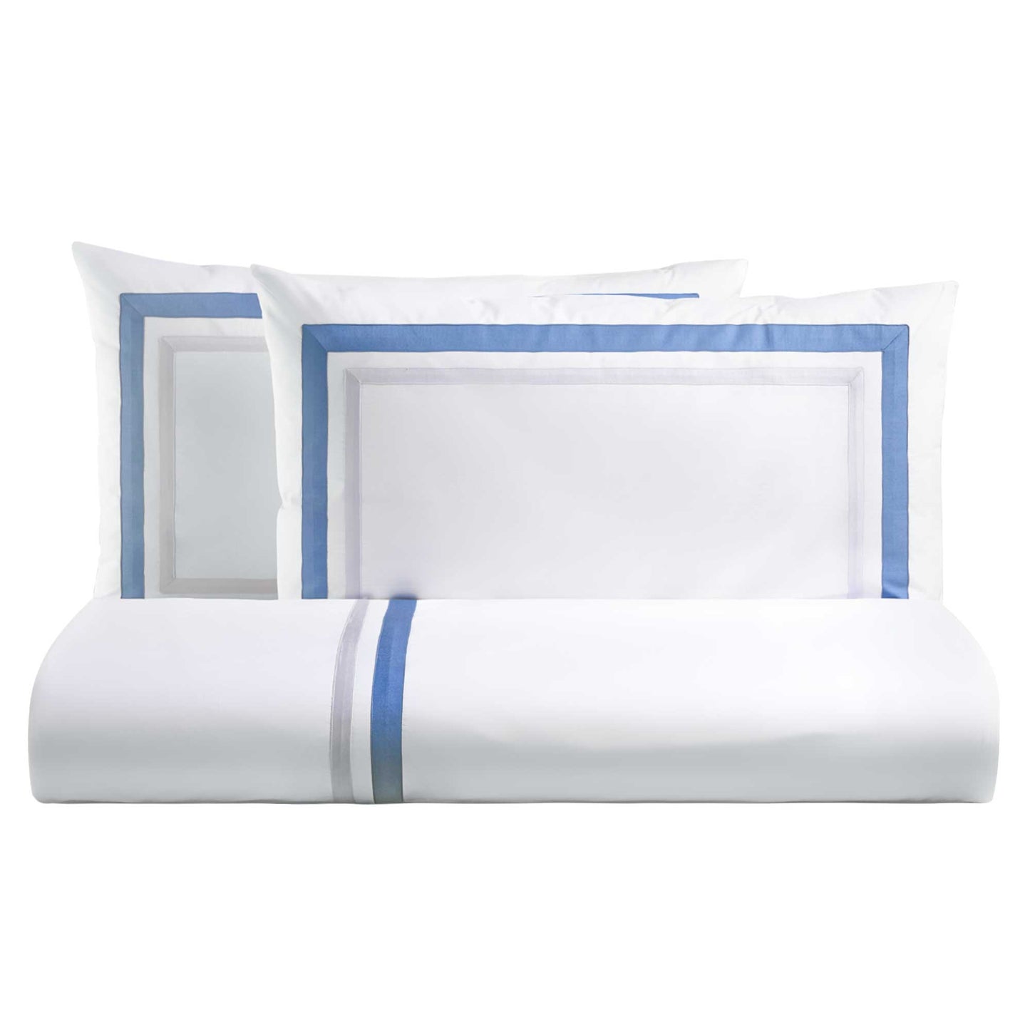 300TC Cotton Percale Duvet Cover Set - Pure