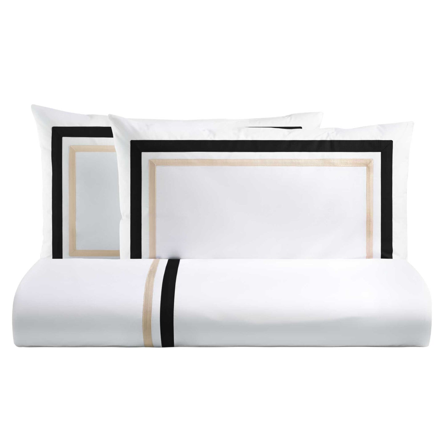 300TC Cotton Percale Duvet Cover Set - Pure