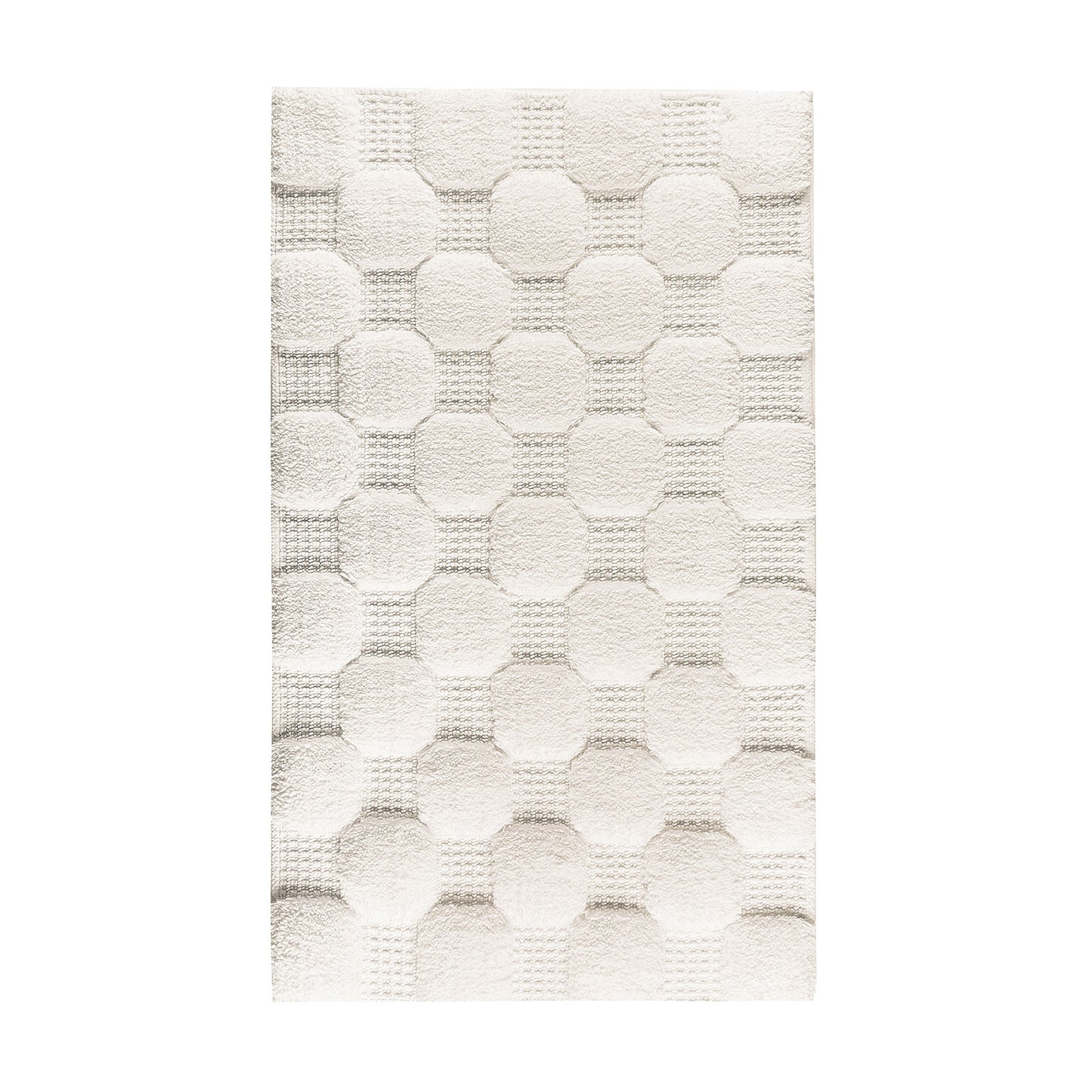 Pure Cotton Honeycomb Sponge Rug - Aura