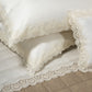 Sheet Set in 300TC Cotton Satin with Lace - Cleopatra