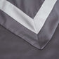 Duvet cover set in 300TC Cotton Satin with Contrasting border - Arch