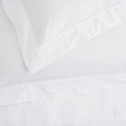 200TC Percale Cotton Sheet Set with Contrasting Embroidered Rod - Opera