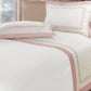 Sheet Set in 600TC Cotton Satin with Hand-Embossed Greek Border - Medicea