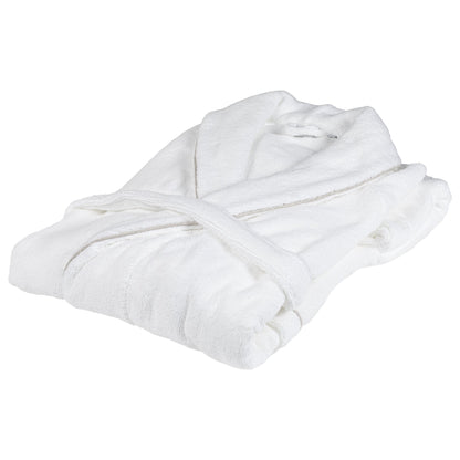 Terry Cotton Bathrobe with Shawl Collar and Cord - Isola